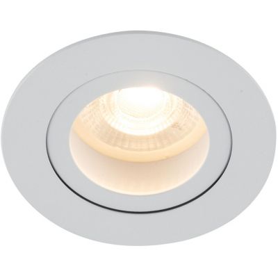 TK Lighting Aura lampa do zabudowy 1x10 W biała 10572