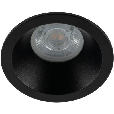 TK Lighting Opti Black lampa do zabudowy 1x10 W czarna 10577