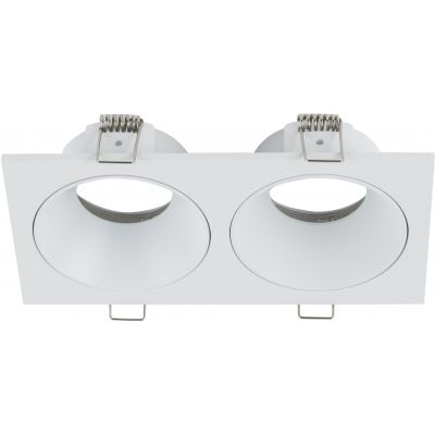 TK Lighting Prisma Duo White lampa do zabudowy 2x10 W biała 10580