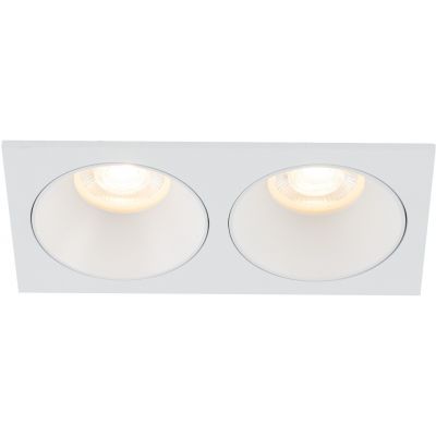 TK Lighting Prisma Duo White lampa do zabudowy 2x10 W biała 10580