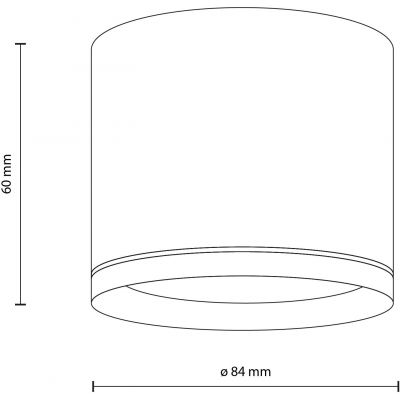 TK Lighting Vivo lampa do zabudowy 1x10 W czarna 10594
