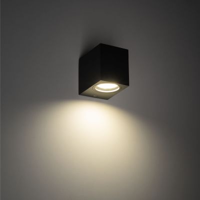 TK Lighting Axis kinkiet zewnętrzny 1x10 W czarny 10969