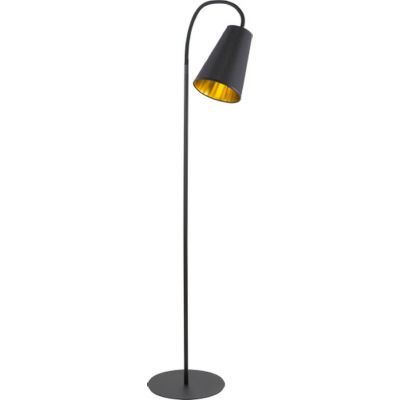 TK Lighting Wire Gold lampa stojąca 1x15W czarna/złota 1099