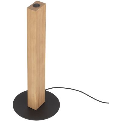 TK Lighting Teo lampa stołowa 1x36 W drewno 1412