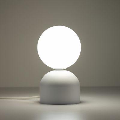 TK Lighting Miki lampka nocna dziecięca 1x8 W biała 16037