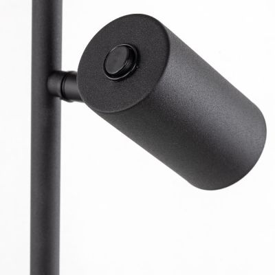 TK Lighting Top lampa stojąca 3x10 W czarna 16064