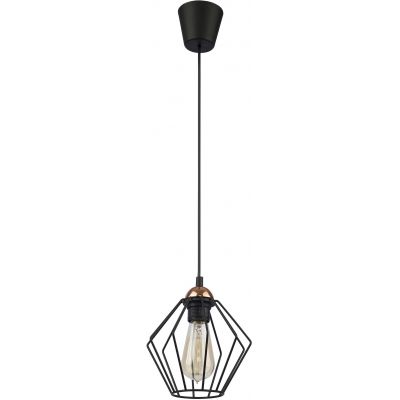 TK Lighting Galaxy lampa wisząca 1x15W czarna/miedziana 1642