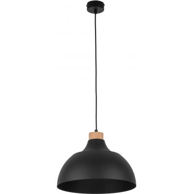 TK Lighting Cap lampa wisząca 1x15W czarna 2071