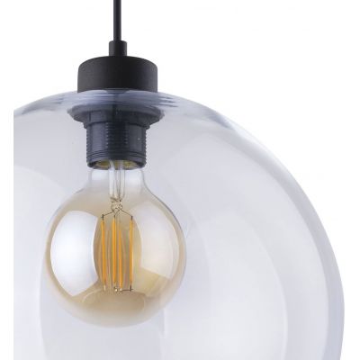 TK Lighting Cubus lampa wisząca 1x15 W czarna 2076M