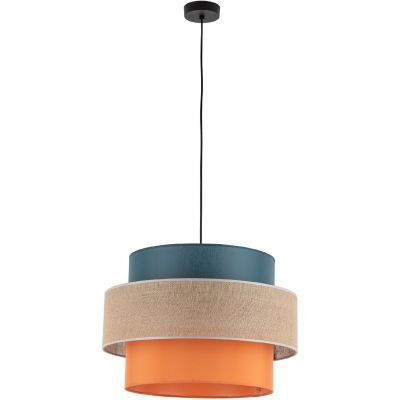 TK Lighting Trio lampa wisząca 1x15 W czarna 2758