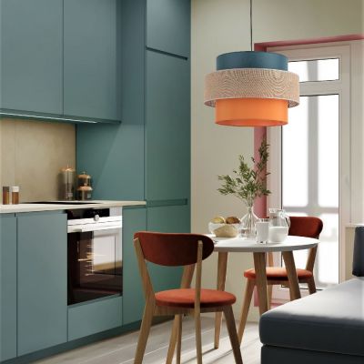 TK Lighting Trio lampa wisząca 1x15 W czarna 2758