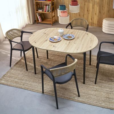 TK Lighting Duo Juta lampa wisząca 3x15W czarny/mix kolorów 2759