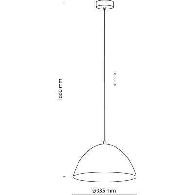 TK Lighting Faro lampa wisząca 1x15W biała 3192