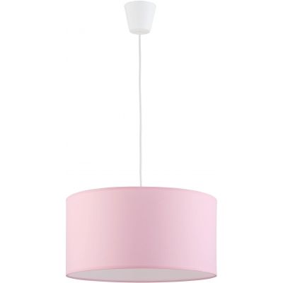 TK Lighting Rondo lampa wisząca 1x15W różowy/biały 3231