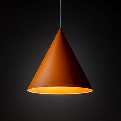 TK Lighting Cono lampa wisząca 1x15 W pomarańczowa 3280