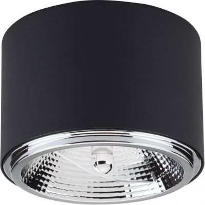 TK Lighting Moris lampa podsufitowa 1x12W czarna 3366