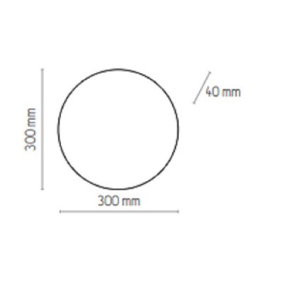 TK Lighting kinkiet 4x10 W drewno 3377
