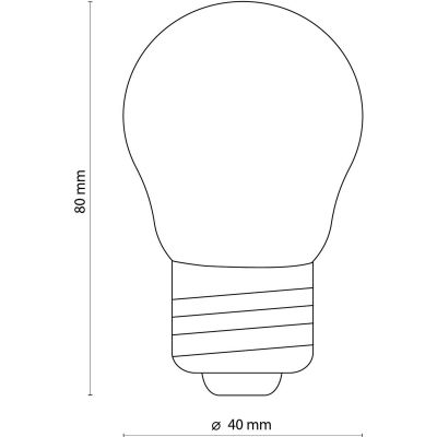 TK Lighting żarówka LED 4,5W 2200 K E27 3573