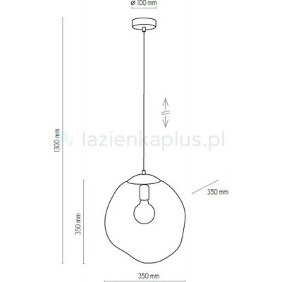 TK Lighting Sol lampa wisząca 1x15 W czarna 4264