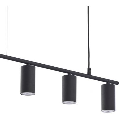 TK Lighting Logan Black lampa wisząca 4x50W czarna 4427