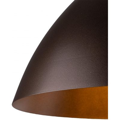 TK Lighting Faro lampa wisząca 1x15W brązowy 4509