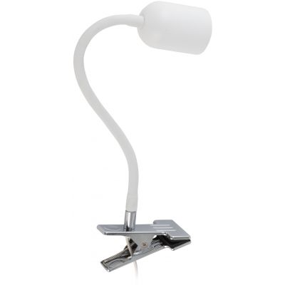TK Lighting Top lampa biurkowa 1x10W chrom/biały 4559