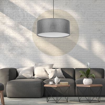 TK Lighting Earth lampa wisząca 3x15W szary/biały/czarny 4654