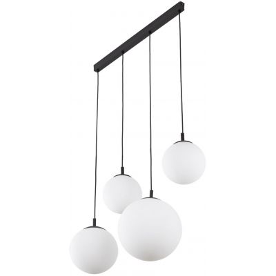 TK Lighting Esme lampa wisząca 4x15 W czarna 4790