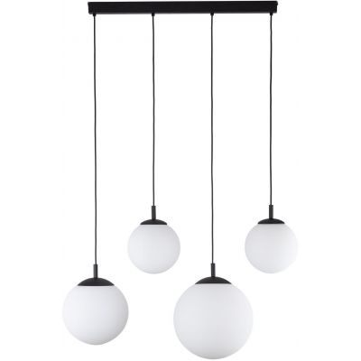 TK Lighting Esme lampa wisząca 4x15 W czarna 4790