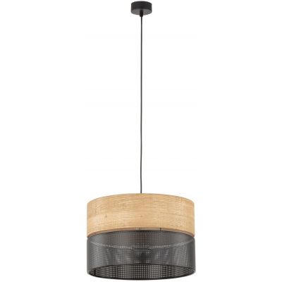 TK Lighting Nicol lampa wisząca 1x15 W czarna 4799