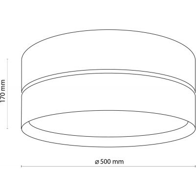 TK Lighting Nicol plafon 4x15 W czarny 4800