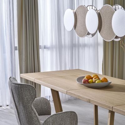 TK Lighting Pulse lampa wisząca 5x15W biały/beżowy 4815