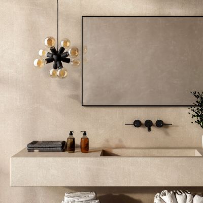 TK Lighting Rubio lampa wisząca 8x15W czarny 4835