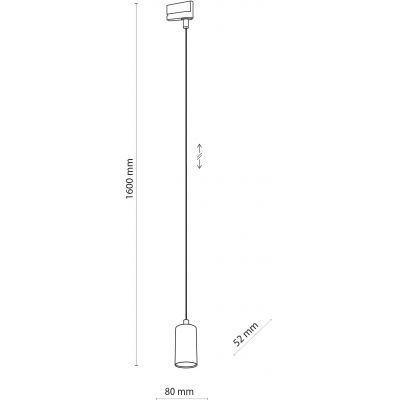TK Lighting Tracer lampa do szynoprzewodów 1x10 W czarny 4844