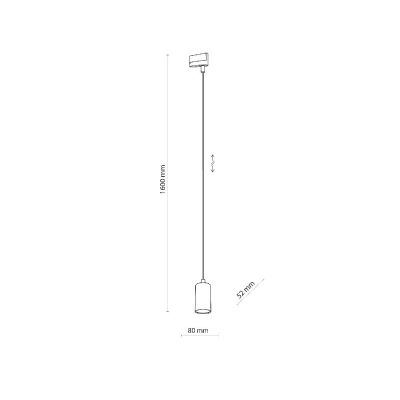 TK Lighting Tracer lampa do szynoprzewodów 1x10 W biały 4845