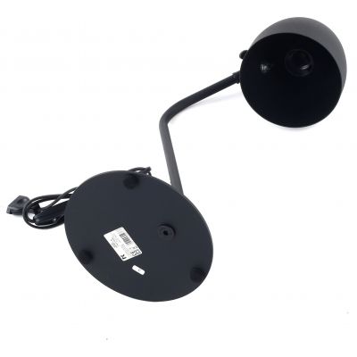 TK Lighting Soho lampa biurkowa 1x15 W czarna 5036