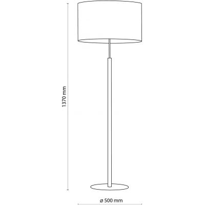 TK Lighting Deva Nature lampa stojąca 1x15W czarny/szary/beżowy 5199