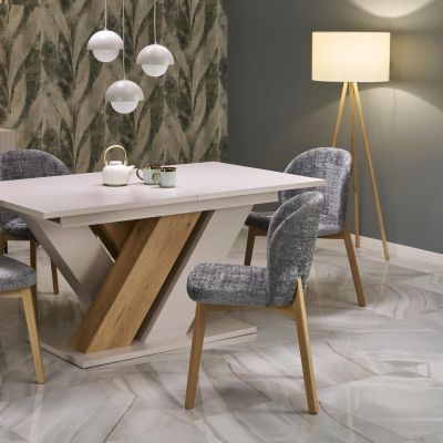 TK Lighting Tokyo lampa stojąca 1x15 beżowy/jasne drewno 5284