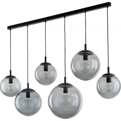 TK Lighting Esme lampa wisząca 6x15 W grafitowa 5383