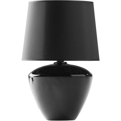 TK Lighting Fiord lampa stołowa 1x15W czarna 5463