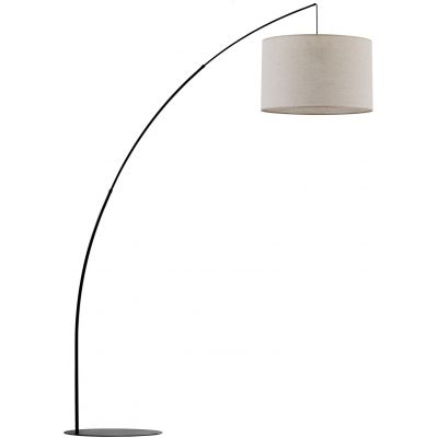 TK Lighting Moby lampa stojąca 1x15W beżowa/czarna 5486