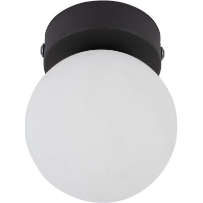 TK Lighting Vox lampa podsufitowa 1x8 W czarna 5613