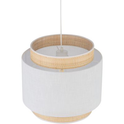 TK Lighting Boho lampa wisząca 1x15 W biała 5653