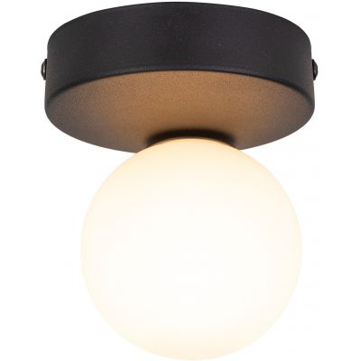 TK Lighting Bianca Black lampa podsufitowa 1x6W czarny/biały 5681