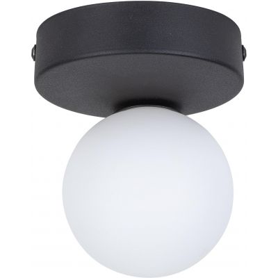TK Lighting Bianca Black lampa podsufitowa 1x6W czarny/biały 5681