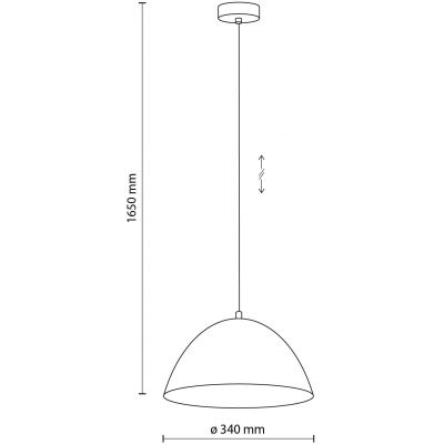 TK Lighting Faro lampa wisząca 1x15W beżowy 5899