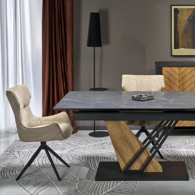 TK Lighting Zing lampa stojąca 1x15W czarny 5959