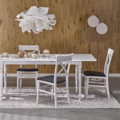 TK Lighting Pulse lampa stojąca 3x15 W biała-drewno 5960