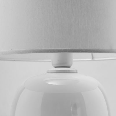 TK Lighting Melody lampa stołowa 1x15W biały 5985