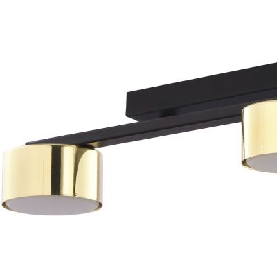 TK Lighting Dallas Gold/Black lampa podsufitowa 4x10W złoty/czarny 6095